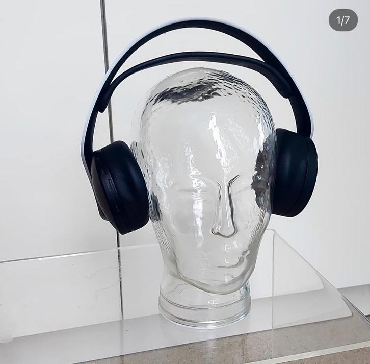 Glazen vintage hoofd, Antiek en Kunst, Curiosa en Brocante, Ophalen of Verzenden