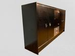 Credenza toegeschreven aan Willy Rizzo voor Sabot Italia, Huis en Inrichting, Gebruikt, Glas, Ophalen of Verzenden, 200 cm of meer