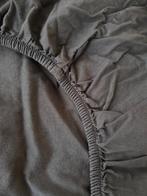 H&M HOME - Drap housse coton 90x200, gris anthracite, Enlèvement, Une personne, Gris, Drap-housse ou Taie d'oreiller