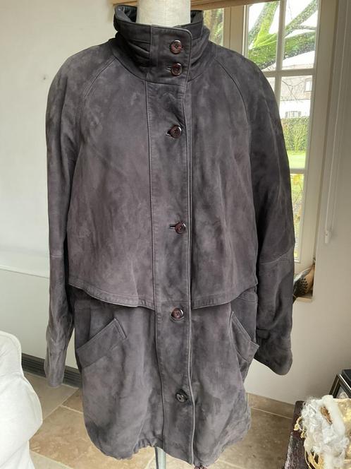 Dames Jas van leder, maat 44, Kleding | Dames, Jassen | Winter, Maat 42/44 (L), Bruin, Ophalen of Verzenden