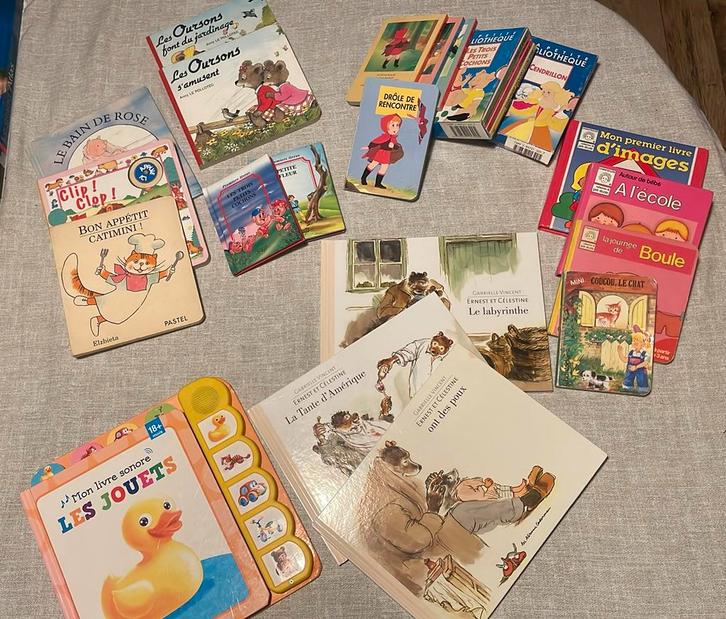 1ere Bibliothèque pour « tous petits » (27 livres) 1-4 ans, Livres, Livres pour enfants | 0 an et plus, Utilisé, 1 à 2 ans, Livre à déplier, à toucher ou à découvrir