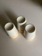 3 eierdopjes Tupperware, Ophalen of Verzenden, Zo goed als nieuw, Crème, Overige typen