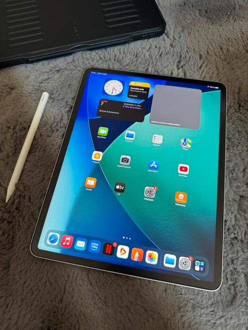 iPad Pro 12,9" 512 GB + 4G + Apple Pen 2e generatie, Computers en Software, Apple iPads, Zo goed als nieuw, Apple iPad Pro, Wi-Fi en Mobiel internet