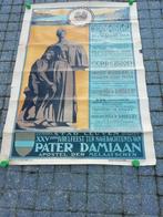 Leuven affiche Pater Damiaan, Verzamelen, Ophalen of Verzenden, Gebruikt, Kaart of Prent, Christendom | Katholiek