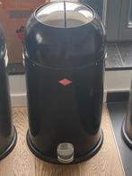 Poubelle Wesco Kickmaster à pédale 50 l : 2 grise et 1 noire, Ophalen, Zo goed als nieuw, Met pedaal