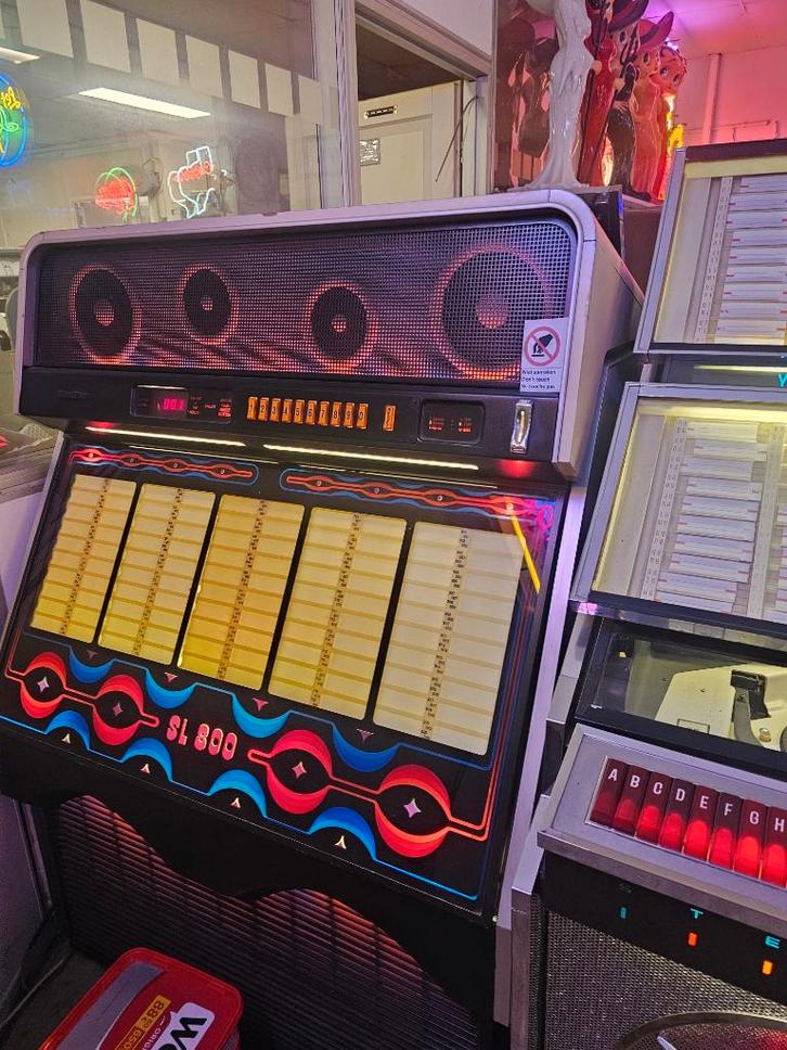 Wurlitzer SL 800, Verzamelen, Automaten | Jukeboxen, Gebruikt, Wurlitzer, 1970 tot heden, Met singles, Ophalen
