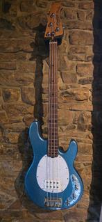Sterling StingRay Ray34 Blue Sparkle, Muziek en Instrumenten, Snaarinstrumenten | Gitaren | Bas, Ophalen, Zo goed als nieuw, Elektrisch