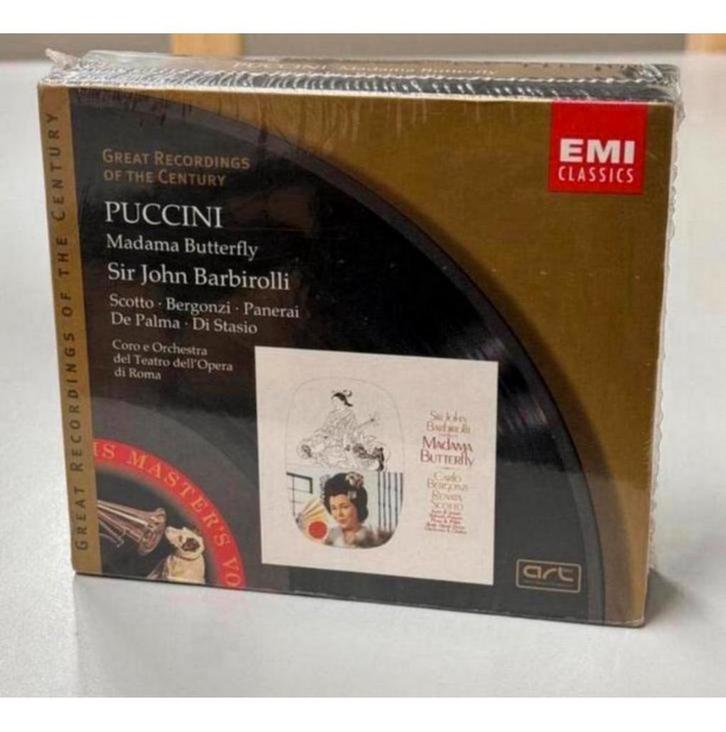 Puccini Madame Butterfly Scotto Sir John Barbirolli (2 CD), CD & DVD, CD | Classique, Neuf, dans son emballage, Coffret, Enlèvement ou Envoi