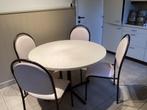 Tafel met 4 stoelen, Huis en Inrichting, Ophalen, Zo goed als nieuw