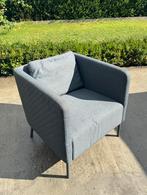 Fauteuil 1 place moderne – Gris foncé, Ophalen, Zo goed als nieuw, Metaal