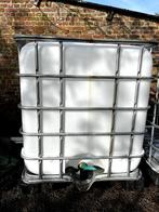 container, 1000 liter vat, regenton, Avec robinet, Comme neuf, Synthétique, Enlèvement ou Envoi