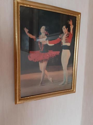 cadre avec des danseurs de ballet, Enlèvement