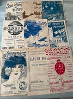 Lot de partitions vintage, Collections, Revues, Journaux & Coupures