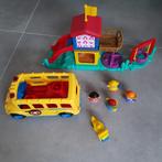 Bus en speeltuin my little people, Kinderen en Baby's, Speelgoed | Fisher-Price, Zo goed als nieuw, Ophalen
