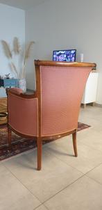zeer mooie rode fauteuil, zeteltje, in perfekte staat, Ophalen, Hout, Klassiek, 75 tot 100 cm