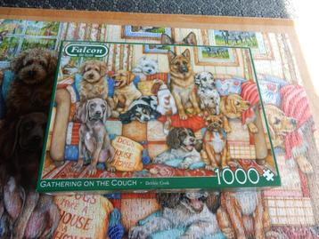 nr.251) Puzzel gathering on the couch - 1000 stukjes beschikbaar voor biedingen