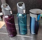 2 bouteilles de la marque Quechua et 1 thermos Contigo, Enlèvement, Comme neuf