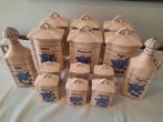 14 delige antieke" voorraadpotten, Huis en Inrichting, Ophalen, Gebruikt