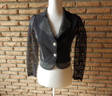 (83)- veste femme t.38 noir - kivenil  -