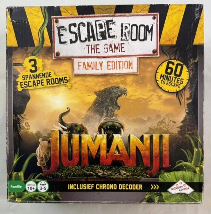 Escape Room Jumanji The Game familie-editie gezelschapsspel, Hobby en Vrije tijd, Gezelschapsspellen | Bordspellen, Zo goed als nieuw