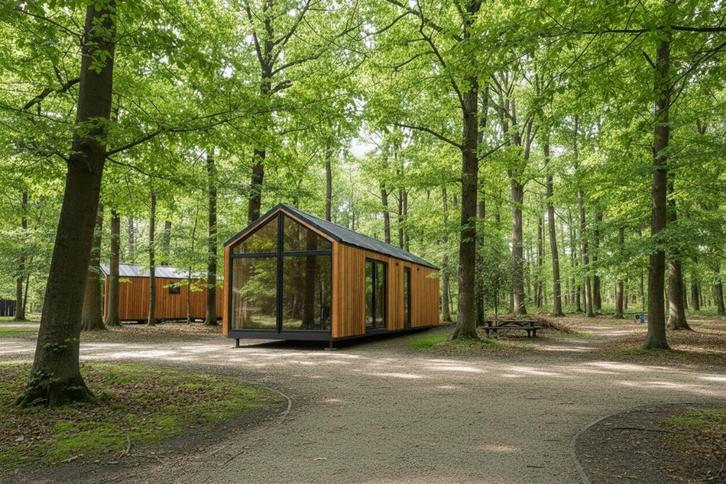 Tiny House, Stacaravan, Tuinhuis, Chalet 11 x 3.2m Nieuw!, Caravans en Kamperen, Stacaravans, tot en met 4, Ophalen of Verzenden