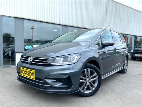 VW Touran 1.6 TDi DSG Aut. *7-PLACES * R-Line * Euro6 *, Auto's, Volkswagen, Bedrijf, Touran, ABS, Adaptive Cruise Control, Airbags