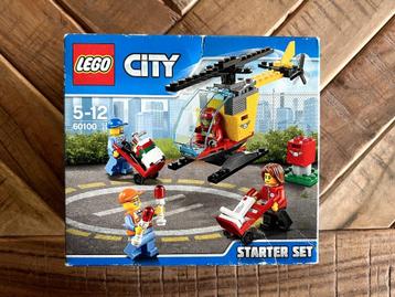 NIEUW! Lego 60100 - Vliegveld starterset, Enlèvement, Neuf, Ensemble complet, Lego