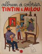 Album à colorier Tintin et Milou N2 : Hergé : GRAND FORMAT, Gelezen, Eén stripboek, Ophalen of Verzenden, Hergé