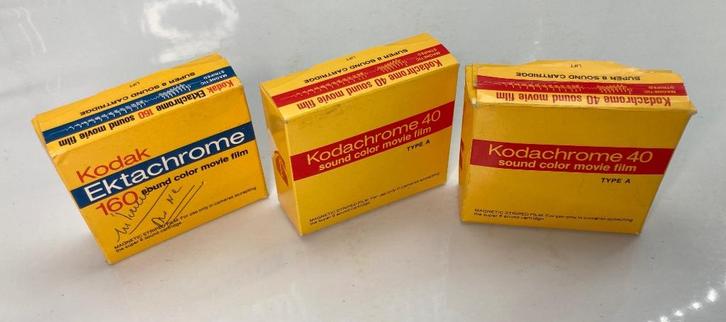Kodachrome 40 Sound en Ektachrome 160 Sound filmfilm in kleu, Audio, Tv en Foto, Filmrollen, Ophalen of Verzenden