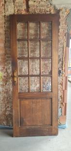 Porte en bois avec fenêtres, 200 à 215 cm, Verre, Moins de 80 cm, Enlèvement