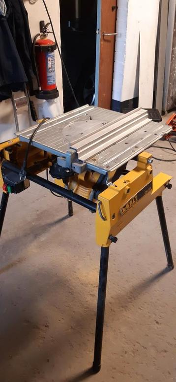 Tafelzaag combi dewalt, Doe-het-zelf en Bouw, Ophalen, Gebruikt