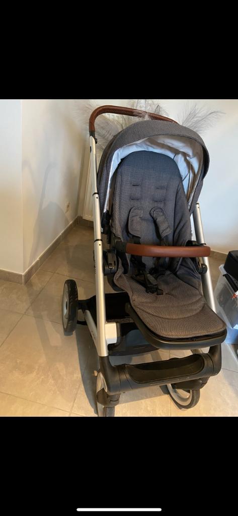 Kinderwagen Mutsy Icon, Kinderen en Baby's, Kinderwagens en Combinaties, Gebruikt, Kinderwagen, Mutsy, Met reiswieg, Verstelbare duwstang