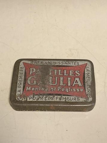 Oud blikje Pastilles Gaulia beschikbaar voor biedingen
