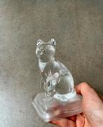 Cristal d’Arques kat presse-papier glas, Ophalen of Verzenden