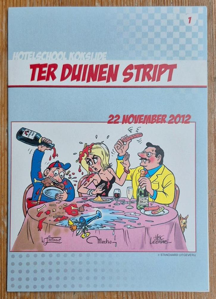 Ter Duinen stript 2012 Urbanus Kiekeboe Kampioenen Linthout, Verzamelen, Stripfiguren, Zo goed als nieuw, Overige typen, Overige figuren