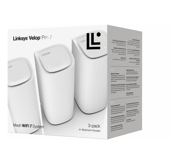 Linksys Velop Pro wifi 7 - mesh set (3 stuks), Computers en Software, WiFi-versterkers, Zo goed als nieuw, Ophalen of Verzenden