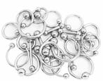 Gigantisch lot piercing juwelen, Ophalen of Verzenden, Nieuw, Overige materialen, Overige typen