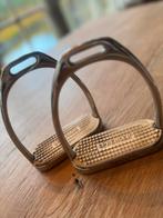 Stijgbeugels Sprenger RVS zilver - wit, Dieren en Toebehoren, Ophalen, Gebruikt, Dressuur