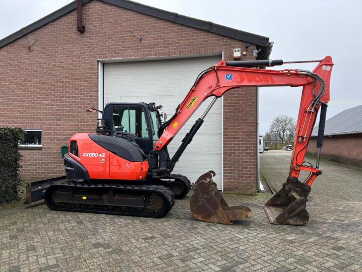 Minipelle Kubota KX080-4A (2018) Meilleure machine !, Articles professionnels, Machines & Construction | Grues & Excavatrices