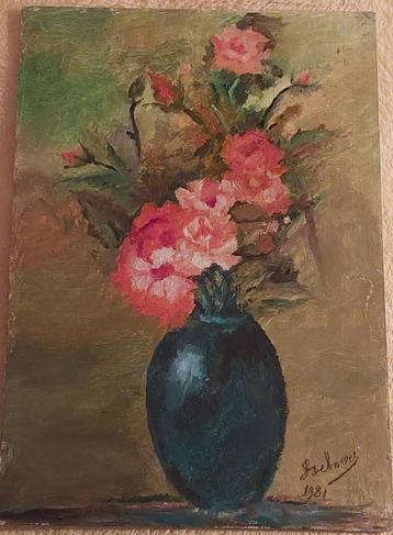 Schilderijen bloemen  vogels, Antiek en Kunst, Kunst | Schilderijen | Klassiek, Ophalen