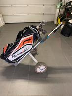 Golfzak te koop met clubs, Sport en Fitness, Ophalen, Zo goed als nieuw