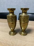 2 koperen vaasje, Antiek en Kunst, Ophalen of Verzenden, Koper