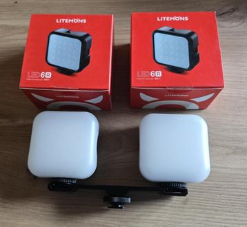 Deux GODOX LITEMONS LED6R beschikbaar voor biedingen