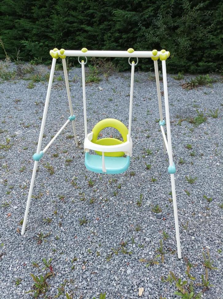 Smoby babyschommel voor kinderen wordt ongemonteerd verkocht, Kinderen en Baby's, Speelgoed | Buiten | Speeltoestellen, Gebruikt