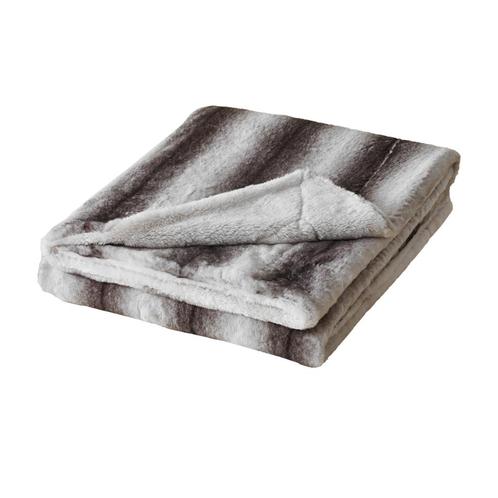 Plaids Cocooning Peau De Bête Grise plaid/fleece deken NIEUW, Huis en Inrichting, Woonaccessoires | Plaids en Woondekens, Nieuw