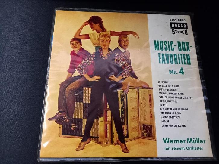 Werner Müller  – Music-Box-Favoriten Nr. 4  Ep '7, Cd's en Dvd's, Vinyl Singles, Zo goed als nieuw, EP, Pop, 7 inch, Ophalen of Verzenden