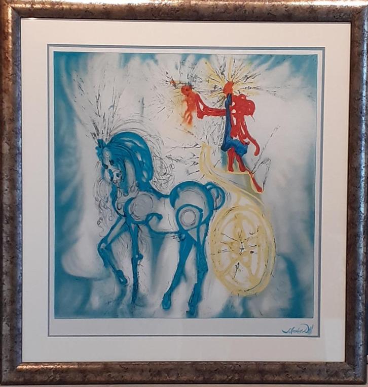 "Le cheval de triomphe" - Salvador Dali, Antiek en Kunst, Kunst | Litho's en Zeefdrukken, Ophalen