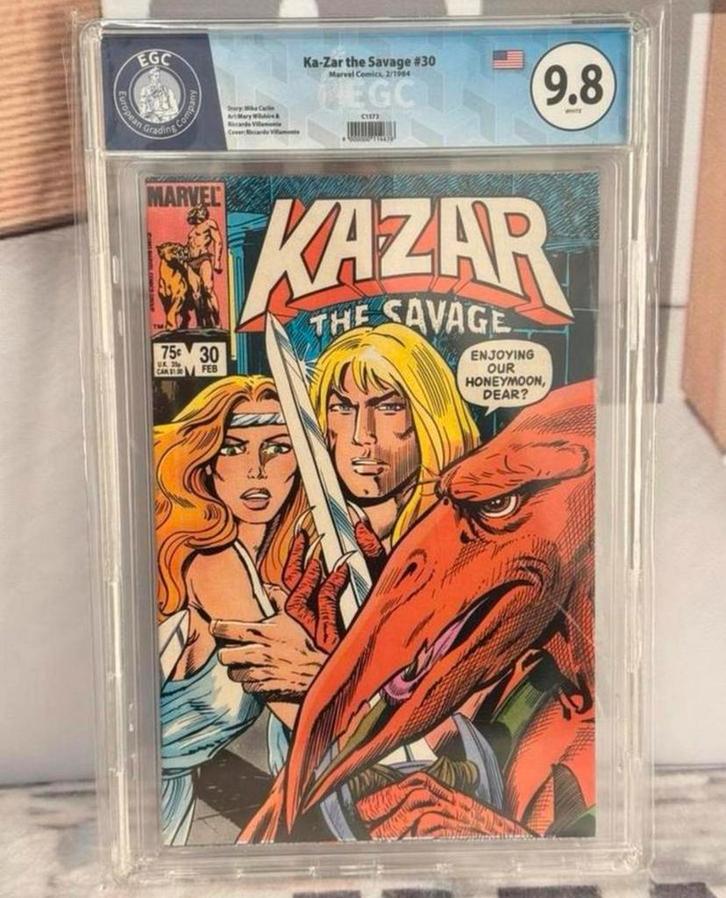 Grade 9.8 Ka-Zar the Savage #30 Marvel Comics 1984 comic, Boeken, Strips | Comics, Zo goed als nieuw, Eén comic, Amerika, Ophalen of Verzenden