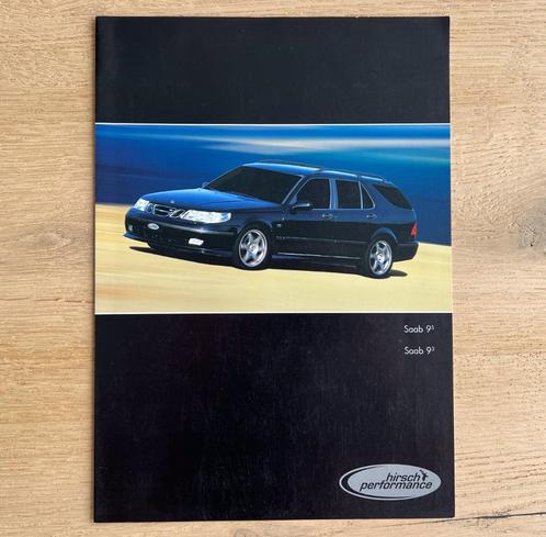 Hirsch Performance Saab 9-3 en 9-5 DE 2002 vouwfolder, Boeken, Auto's | Folders en Tijdschriften, Gelezen, Overige merken, Ophalen of Verzenden