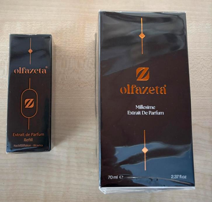 Eau parfum OLFAZETA CHOGAN homme femme grand, petit format, Handtassen en Accessoires, Uiterlijk | Parfum, Nieuw, Ophalen of Verzenden